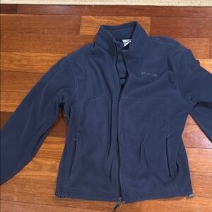 Columbia Dark Blue Outdoor Fleece Jacket large L